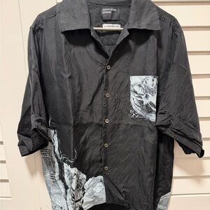 Enfants Riches Deprimes Black Short Sleeve Button-Up Shirt